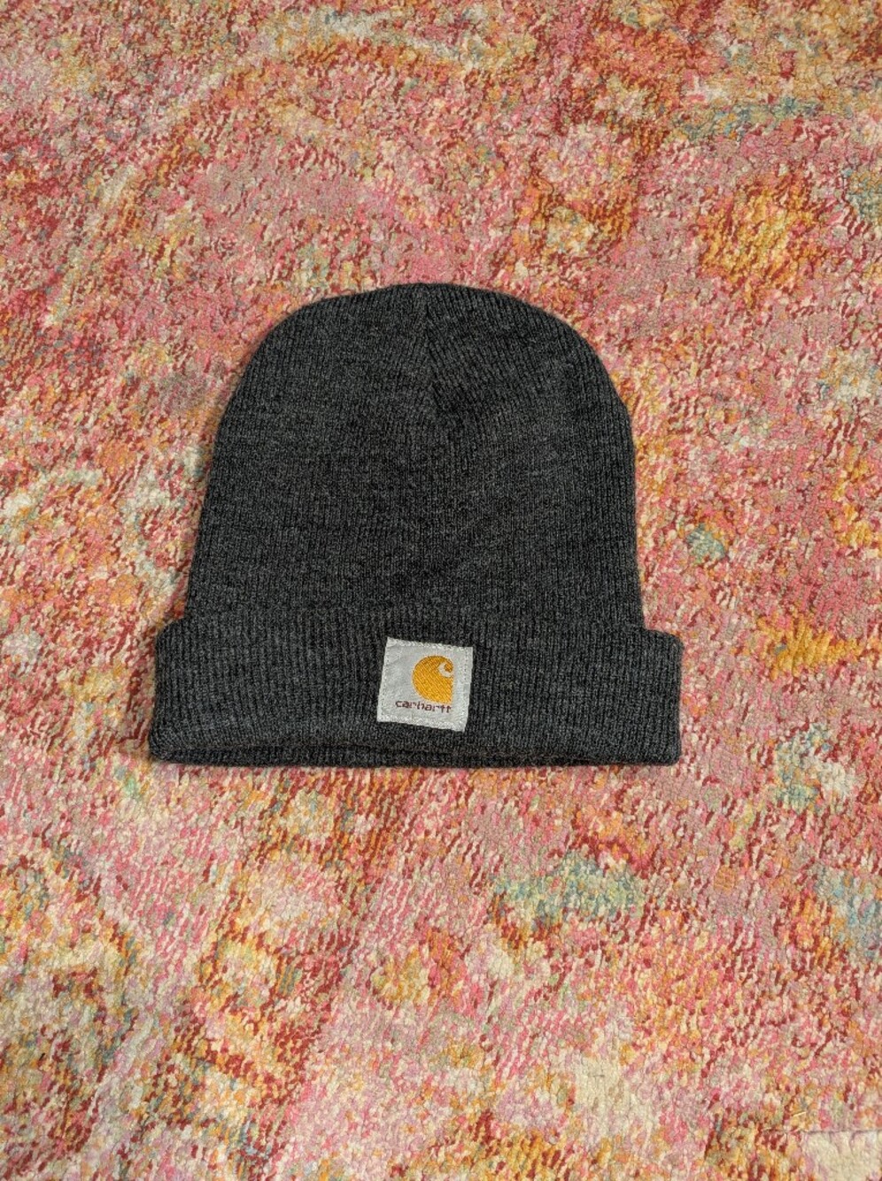 Carhartt A18 Dark Grey Acrylic Watch Hat Beanie OS